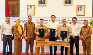 Pemkab Lingga dan BRK Syariah Teken Akad Pembiayaan Pinjaman