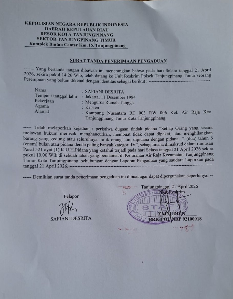 Merusak Barang di Lahan Sengketa Adalah Perbuatan Pidana, Tak Bisa Berlindung di Balik Klaim Kepemilikan