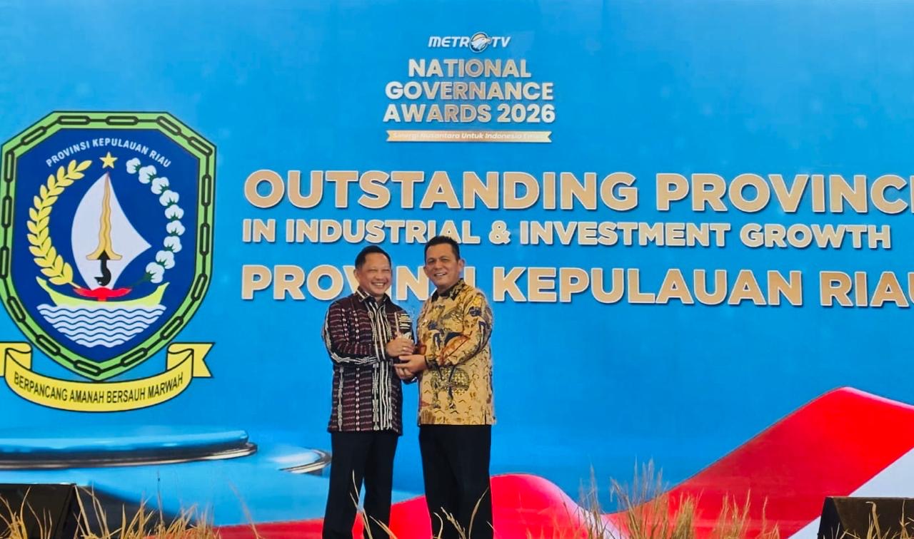 Kepri Raih Dua Penghargaan Nasional, Gubernur Ansar Catat Prestasi di National Governance Awards 2026