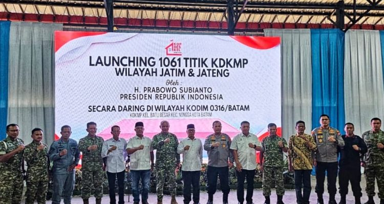 Hadiri Peluncuran 1.061 Koperasi Merah Putih, Wagub Kepri Berharap Dongkrak Ekonomi Wilayah Perbatasan