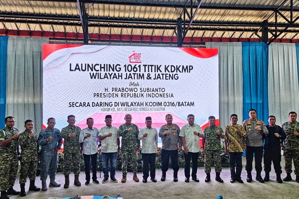 Hadiri Peluncuran 1.061 Koperasi Merah Putih, Wagub Kepri Berharap Dongkrak Ekonomi Wilayah Perbatasan