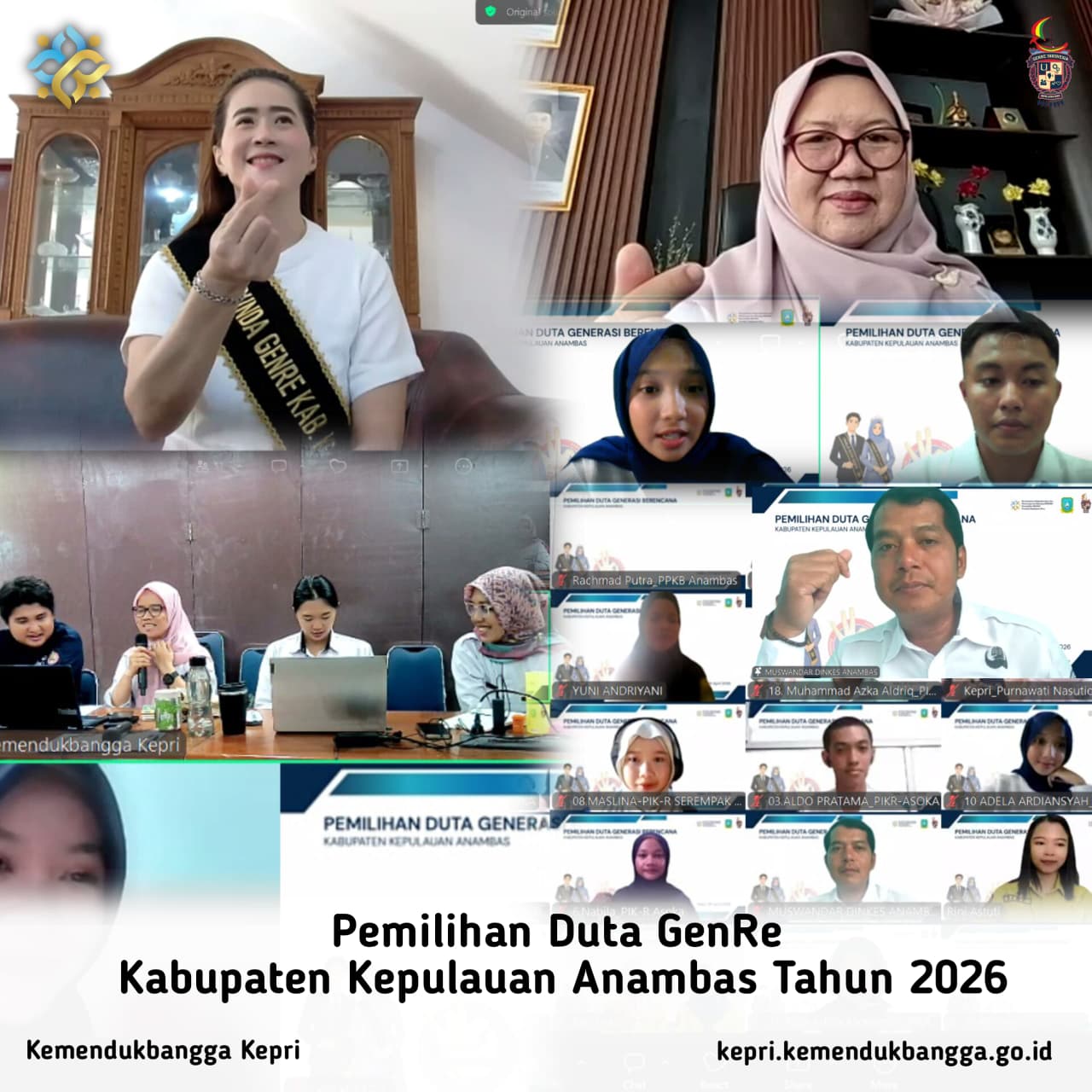 Pemkab Anambas Pilih Duta GenRe 2026, Cetak Generasi Muda Berkarakter dan Berdaya Saing