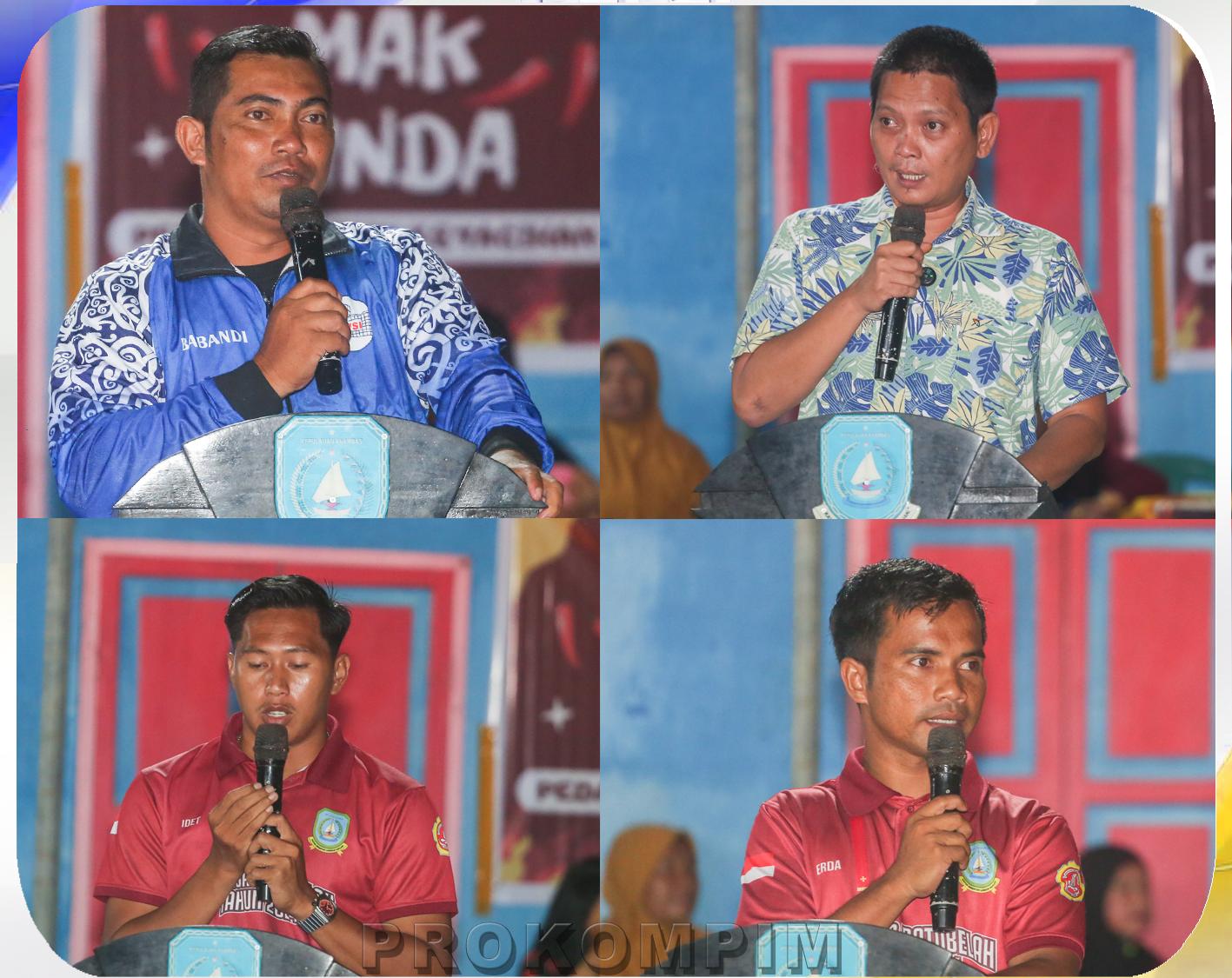 Raja Bayu Buka Turnamen Voli Karang Taruna Desa Batu Belah: Pembinaan Atlet Muda Berprestasi