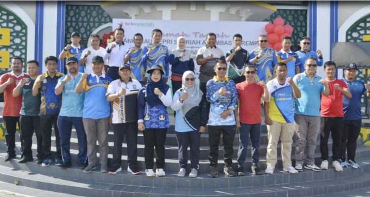 Wabup Anambas Apresiasi BRK Syariah Gelar Silaturahmi dan Senam Jantung Sehat Bersama Pensiunan