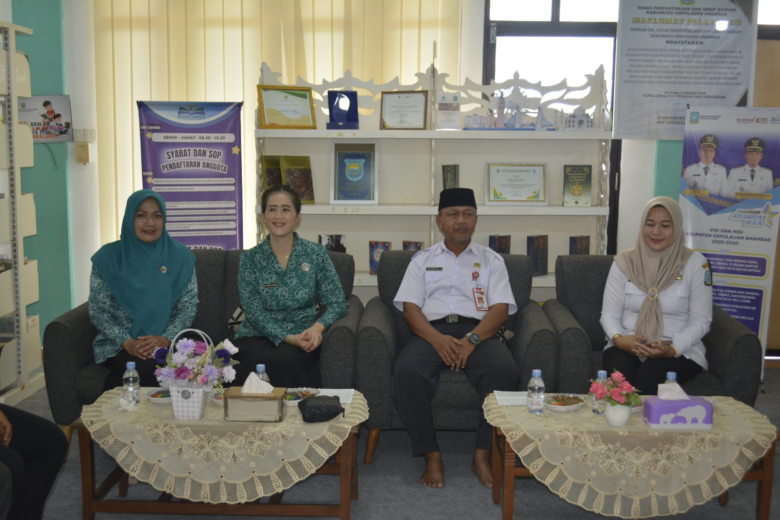 TP PKK dan DISPUSIPDA Anambas Perkuat Kolaborasi Tingkatkan Budaya Literasi-Pulau Terluar