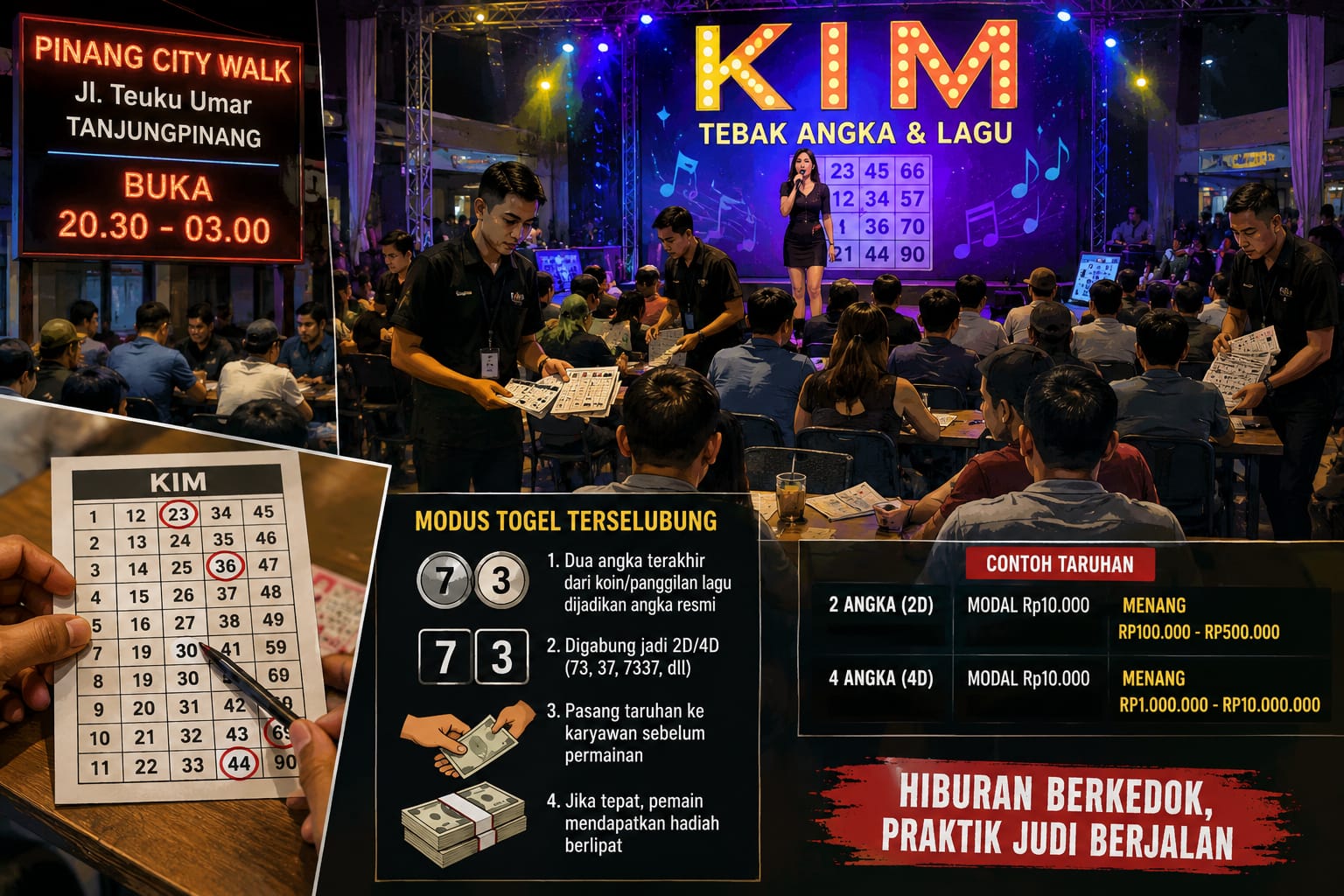 KIM Berbalut Hiburan di PCW Tanjungpinang Diduga Jadi Arena Judi dan Togel Terselubung