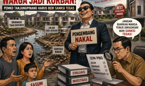 Warga Jadi Korban Ulah Pengembang Nakal, Pemko Tanjungpinang Harus Beri Sanksi Tegas