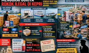 Mengurai Gurita Rokok Ilegal di Kepri: Dugaan Setoran, Koneksi Kuat, dan Potensi Kerugian Negara Mengurai Gurita Rokok Ilegal di Kepri: Dugaan Setoran, Koneksi Kuat, dan Potensi Kerugian Negara