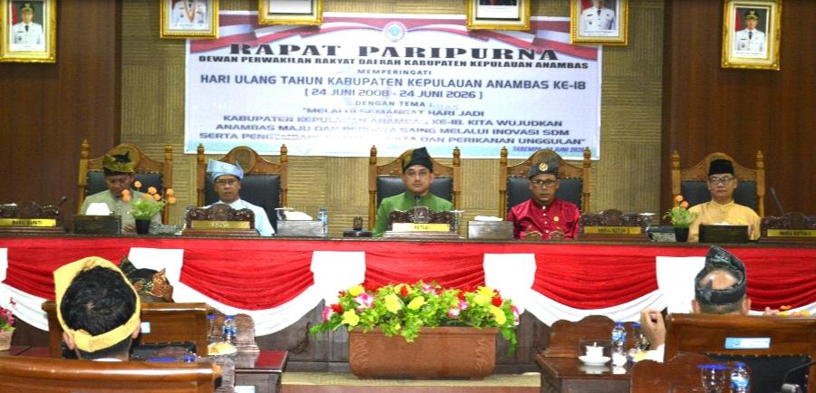 Bupati Aneng Ajak Wujudkan Anambas Maju dan Berdaya Saing di Usia ke-18