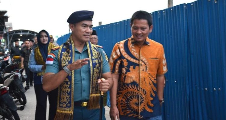 Raja Bayu Sambut Kunjungan Danlanudal Matak ke Tarempa, Sinergi Keamanan di Wilayah Perbatasan