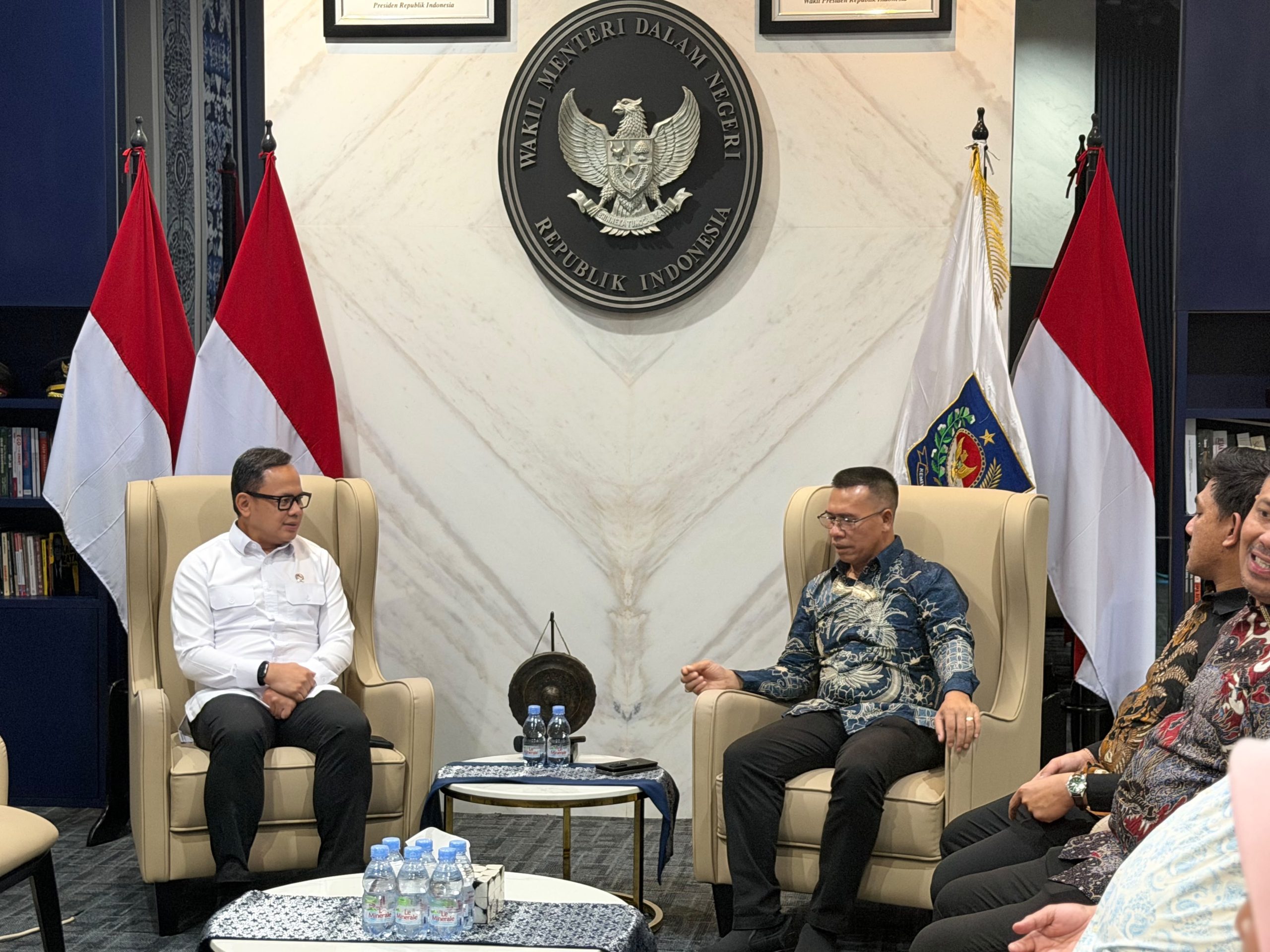 Bupati Aneng Temui Wamendagri, Bahas Penguatan Fiskal dan Percepatan Pembangunan Anambas