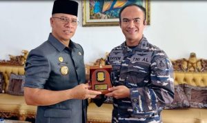 Bupati Anambas Terima Silaturahmi Danlanudal Matak, Bahas Sinergi dan Penguatan Keamanan Wilayah