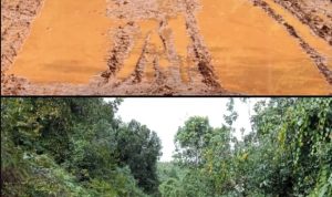 PT. CSA Perbaiki Ruas Jalan Menuju Pantai Mempanak Lewat CSR, Warga Sungai Pinang Apresiasi