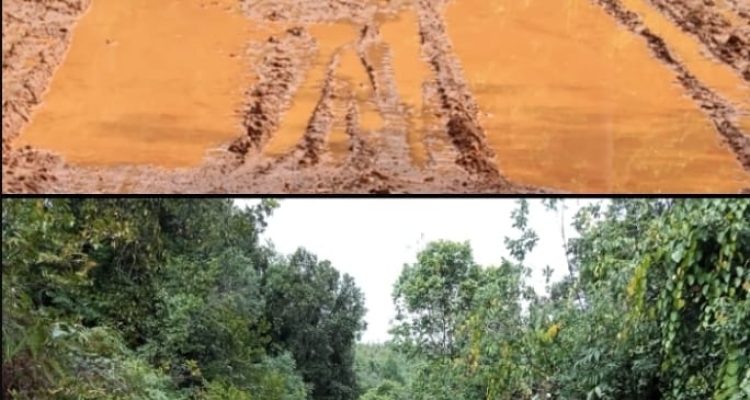 PT. CSA Perbaiki Ruas Jalan Menuju Pantai Mempanak Lewat CSR, Warga Sungai Pinang Apresiasi