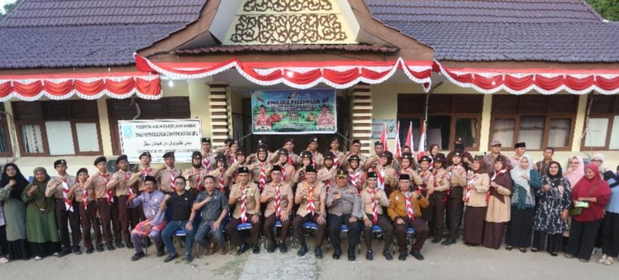 Bupati Aneng Lepas Kontingen Pramuka Anambas ke Jambore Nasional 2026