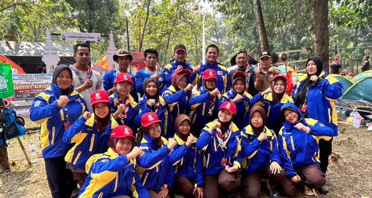Wabup Raja Bayu Tinjau Kontingen Anambas di Jamnas 2026 Cibubur