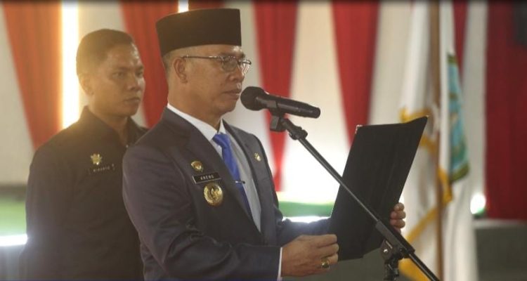 Bupati Aneng Kukuhkan Paskibraka Anambas 2026, Tekankan Disiplin dan Nasionalisme
