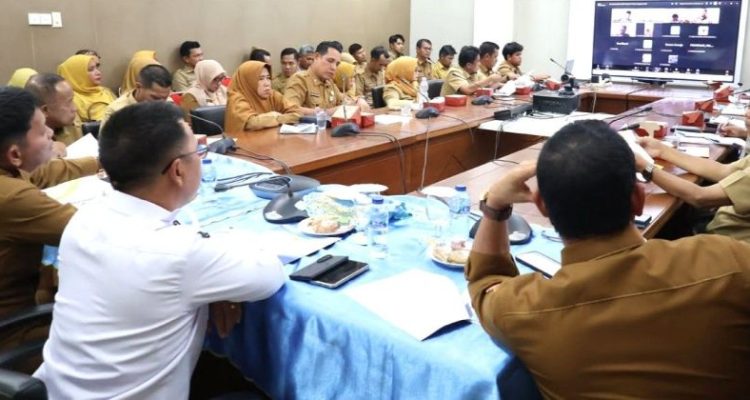 Bupati Aneng Pimpin Evaluasi Realisasi Fisik dan Keuangan APBD 2026, Dorong OPD Capai Target