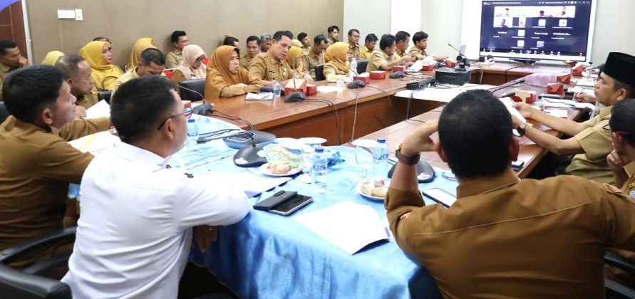 Bupati Aneng Pimpin Evaluasi Realisasi Fisik dan Keuangan APBD 2026, Dorong OPD Capai Target