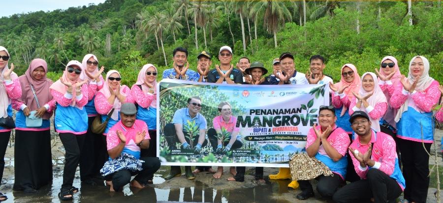 Bupati Aneng Ajak Masyarakat Jaga Kelestarian Mangrove Anambas
