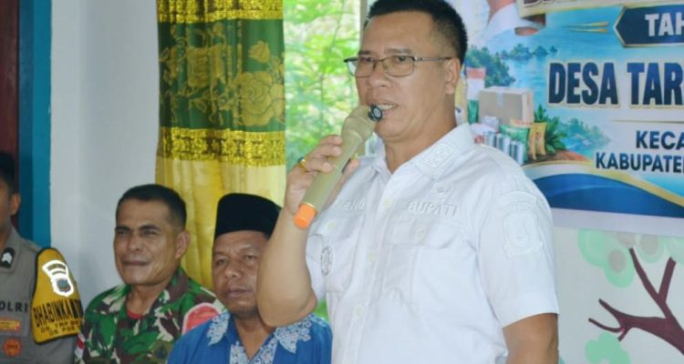 Salurkan Paket Sembako dari Presiden, Bupati Anambas Paparkan Prioritas Pembangunan Daerah